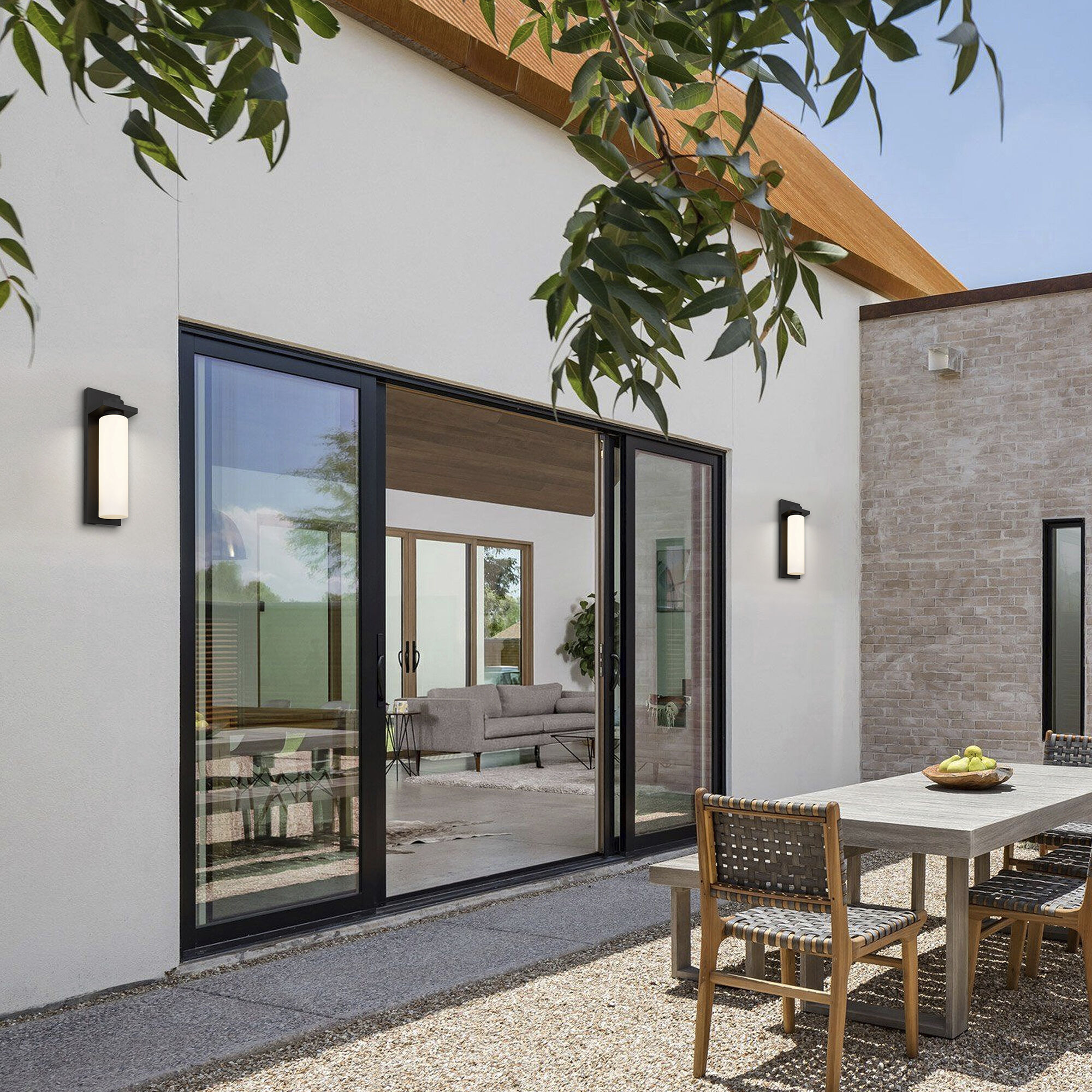 Kast LED 19 inch Dark Bronze Outdoor Wall Sconce